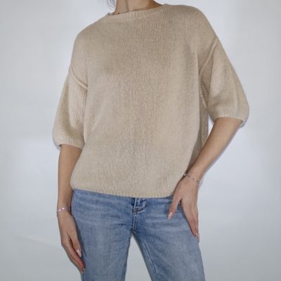 Smėlinis megztinis